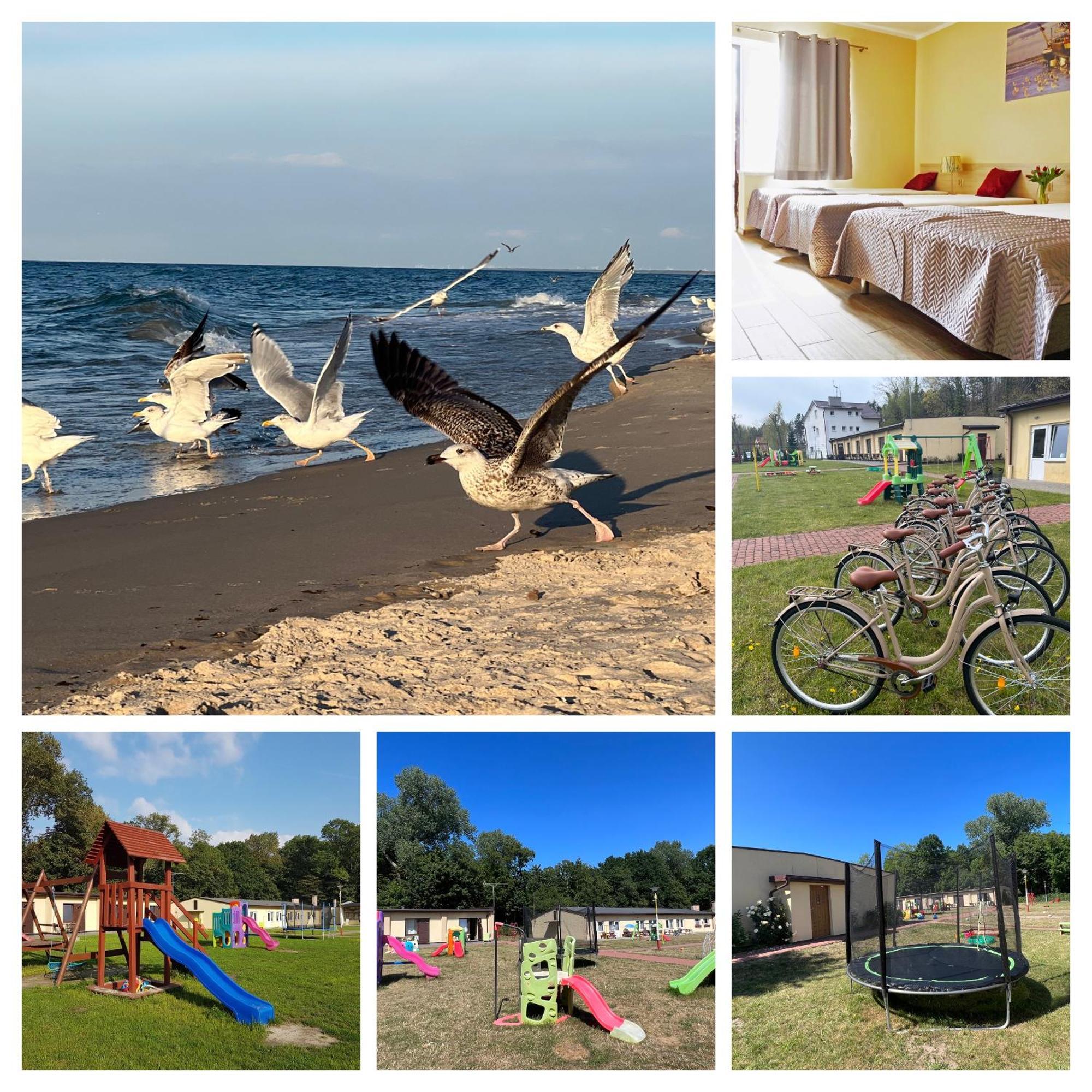 Osrodek Rodzinny "Pod Wydmami" Przy Plazy , Plac Zabaw , Rowery Sarbinowo Esterno foto
